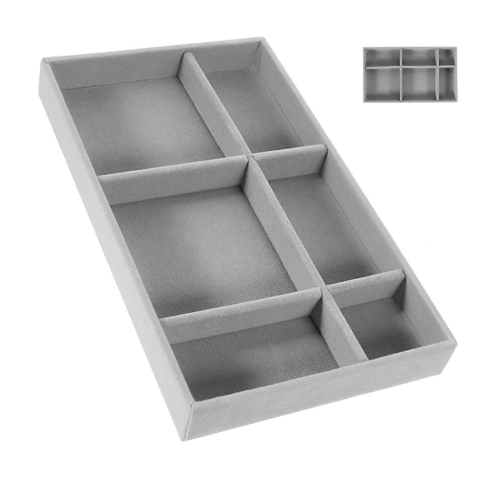 Stackable Jewelry Organizer Tray for Drawer Display and Storage Plate 1 Set for Home
