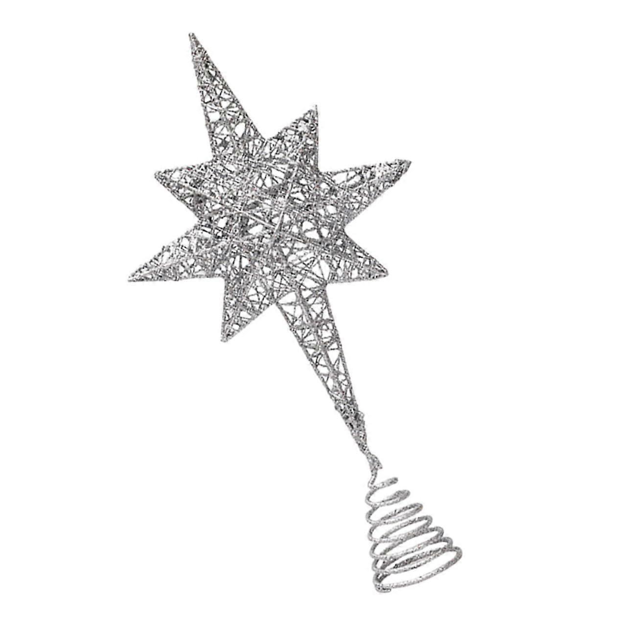 Christmas Tree Topper, One-Piece Eight-Pointed Star, Made of High-Quality Material, For Festive Occasions And Home Decor