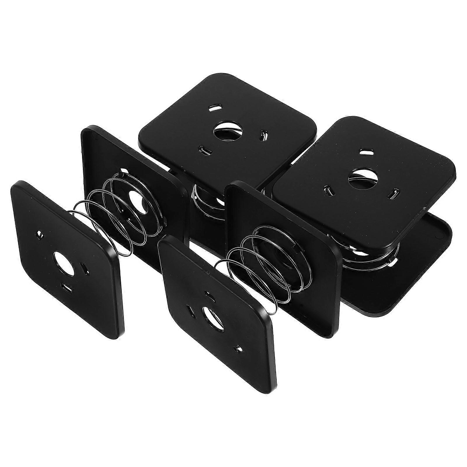 4pcs Automatic Lifting Tissue Box Holder with Spring Support for Bathroom, Office, and Kitchen – Sturdy Plastic Dispenser for Effortless Tissue Access