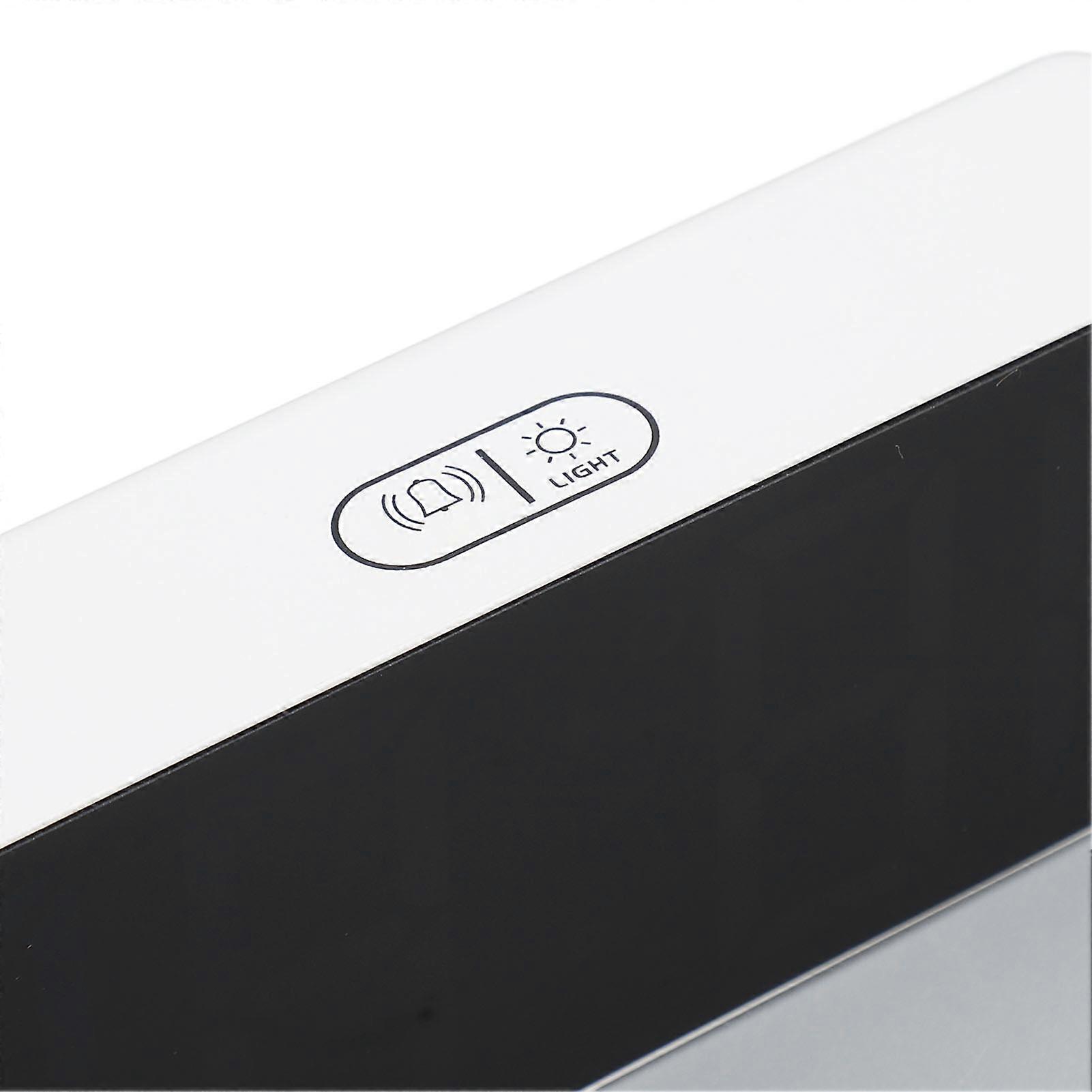 LED Clock Dual Mode Auto Dimming Temperature Display Snooze Function Digital Alarm Clock for Bedroom Office Kitchen