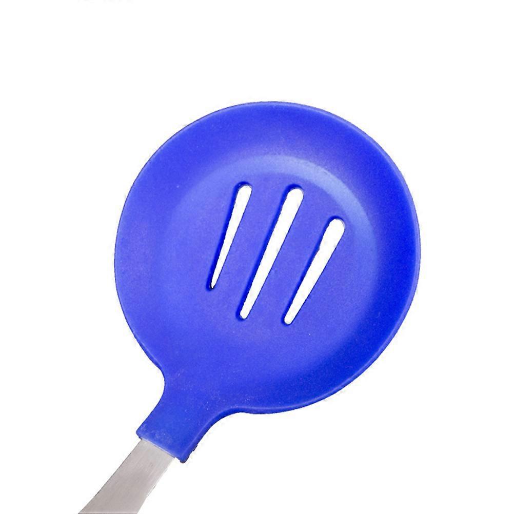 Kitchen Gadgets Noodle Cooking Spoon Silver Easy Storage Long Handle 1Pack