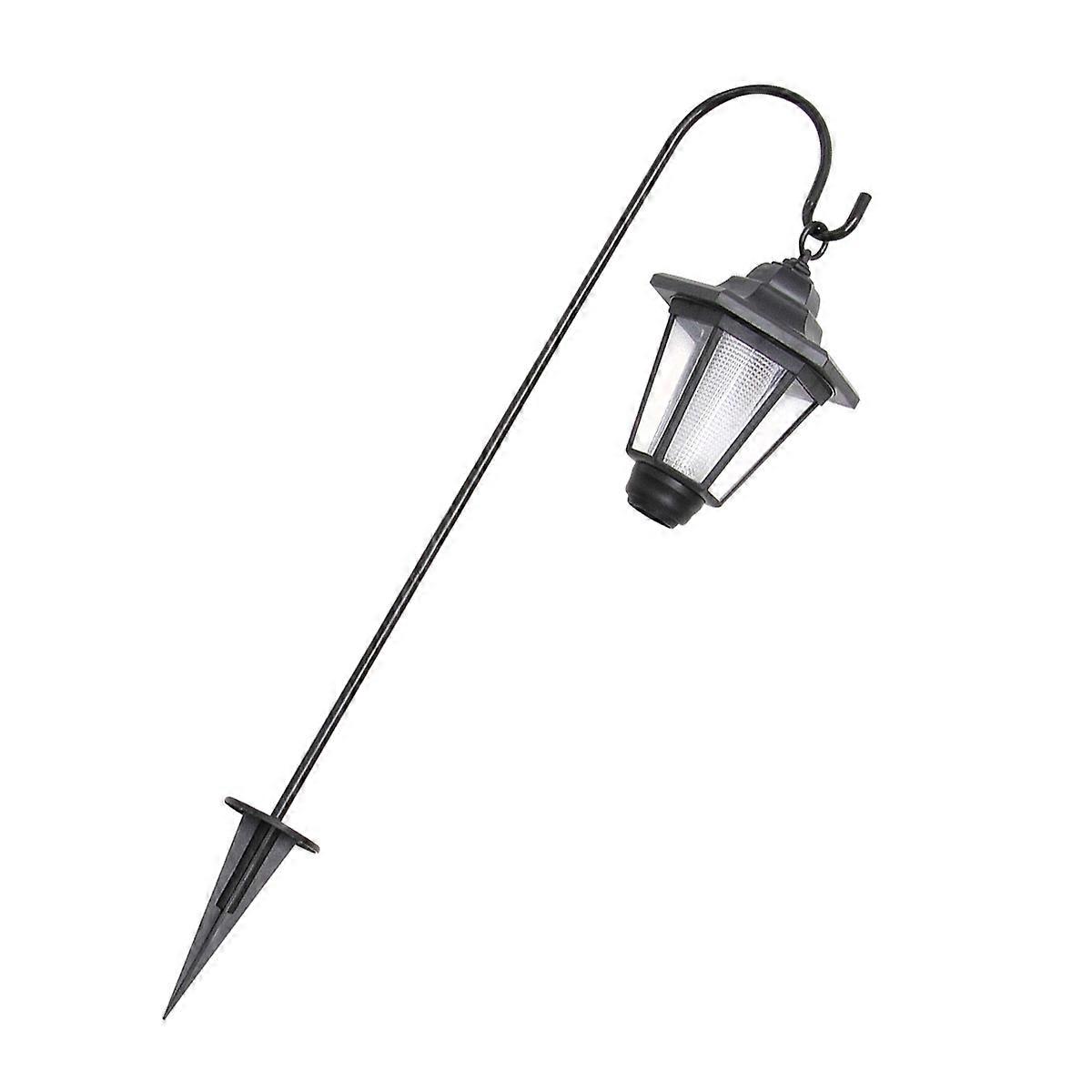 Durable Black ABS and Stainless Steel Light for Decor with Ground Warm White 6 Inch