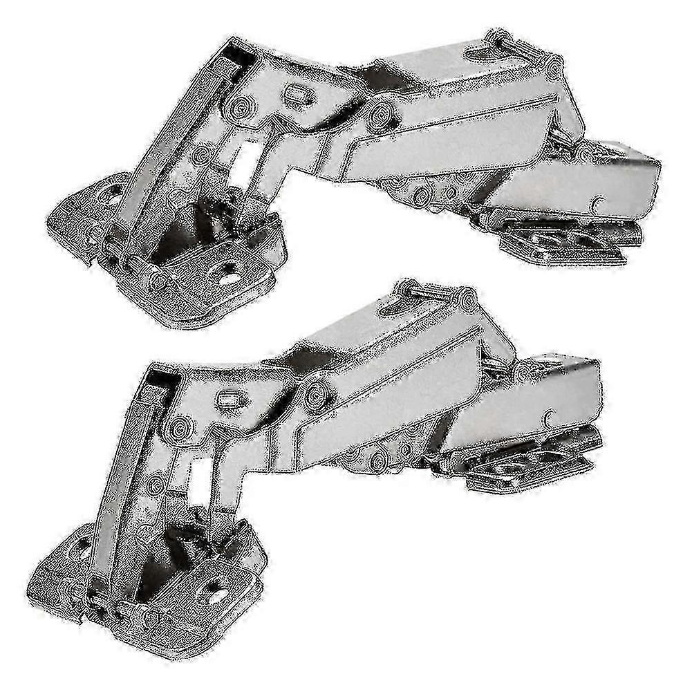 2025 2pcs 175 Degree Hinges Frameless Cabinet Doors Hinges Concealed Hydraulically Adjustable Mounting