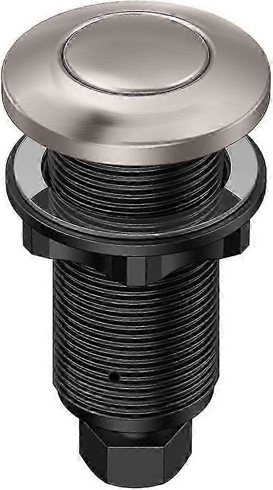 2025 Latest Model  Garbage Disposal Air Switch Button in Satin Nickel Finish - Made in U.S and
