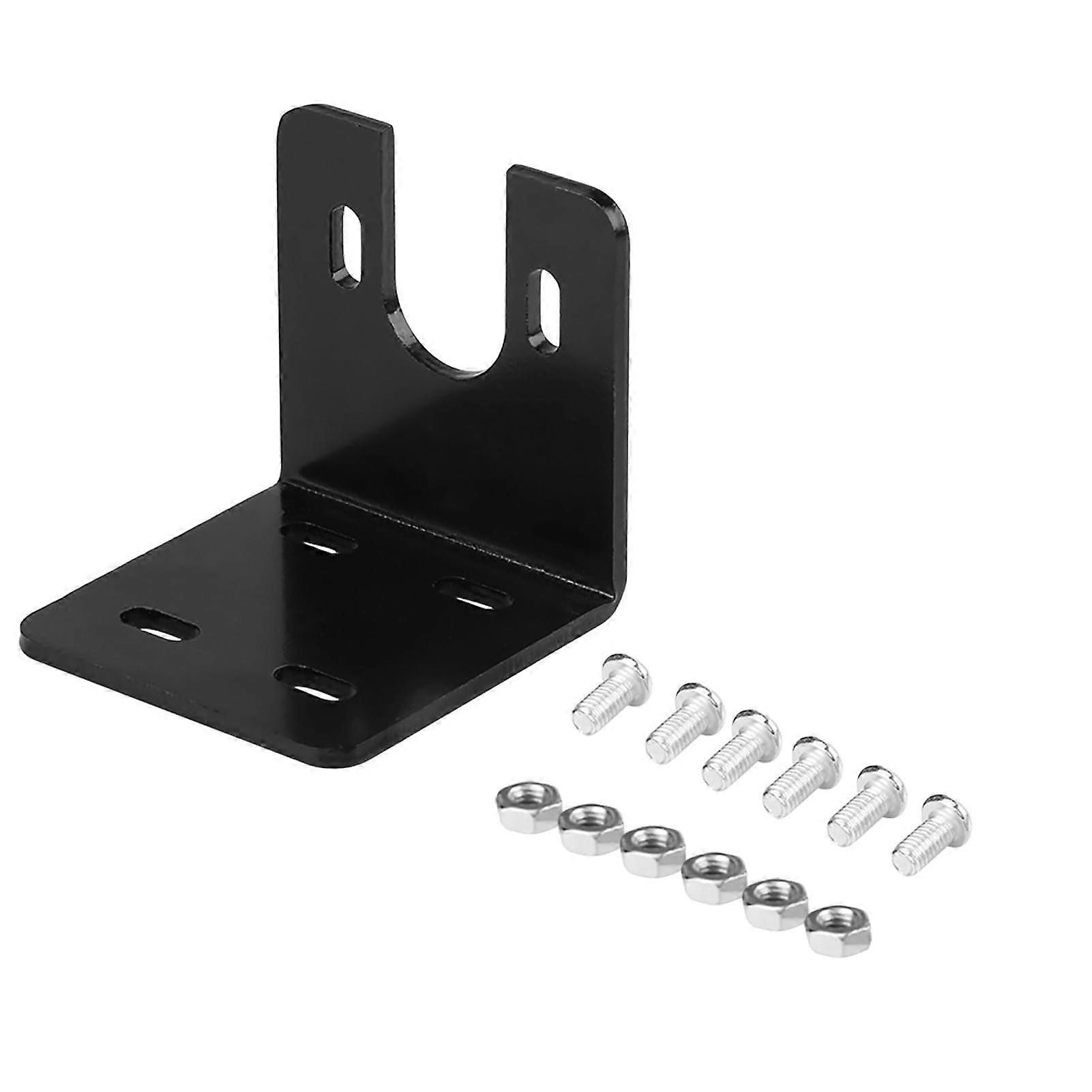 U Type Motor Mount 775 Metal Fixed Mounting Base Bracket for Cutting Machines Clamp Seat with Screws, Right Angle Design