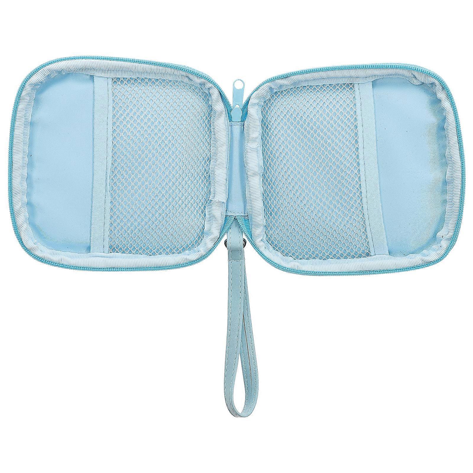 PU Digital Cable Packing Bag for Travel with Smooth Zipper Design and Durable Construction 10.5x7.5x3.5 inches