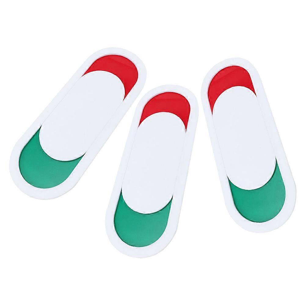 White Acrylic Privacy Sign for Office Doors Bright Colors Clearly Visible Simple Elegant Design Fits Any Setting 3pcs