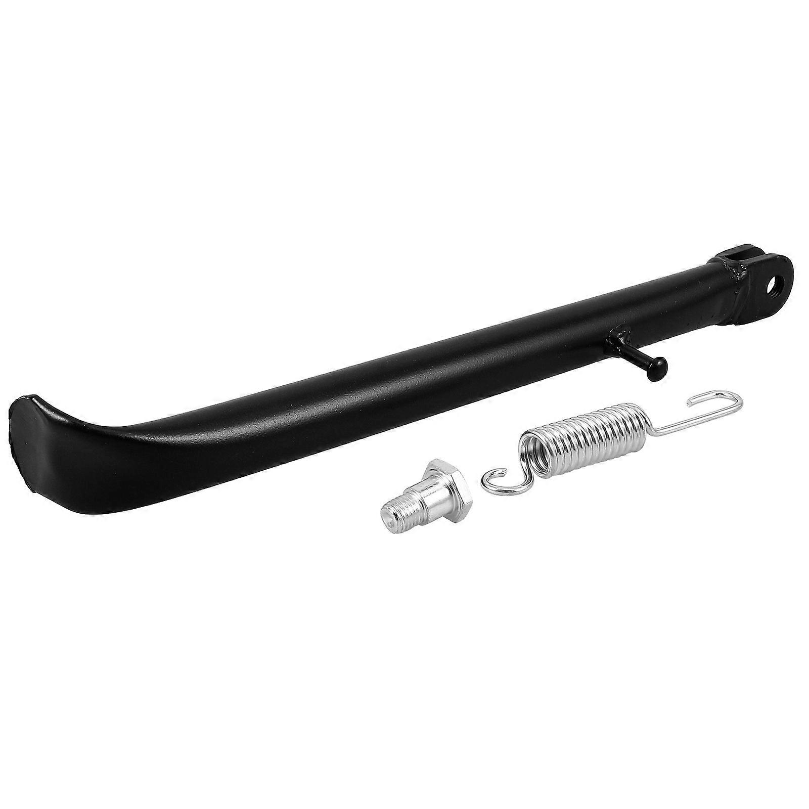 Black Iron Motorcycle Kickstand for Enhanced Stability Versatile Compatibility OffRoad Use  Durable Design  Replacement Part