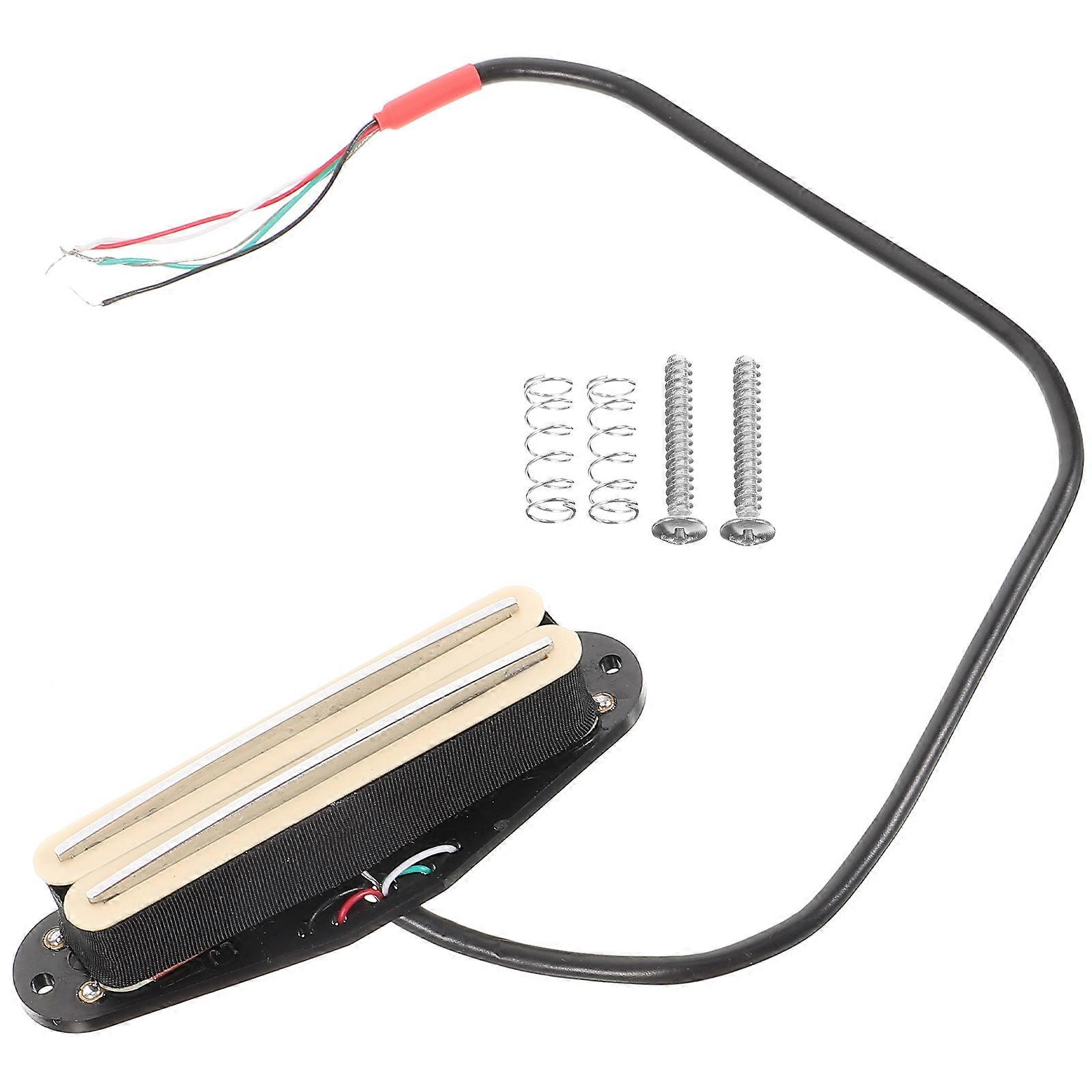 Elgitarr Dual-track Pickup Part För Inspelning Övning 1st Blandad Färg