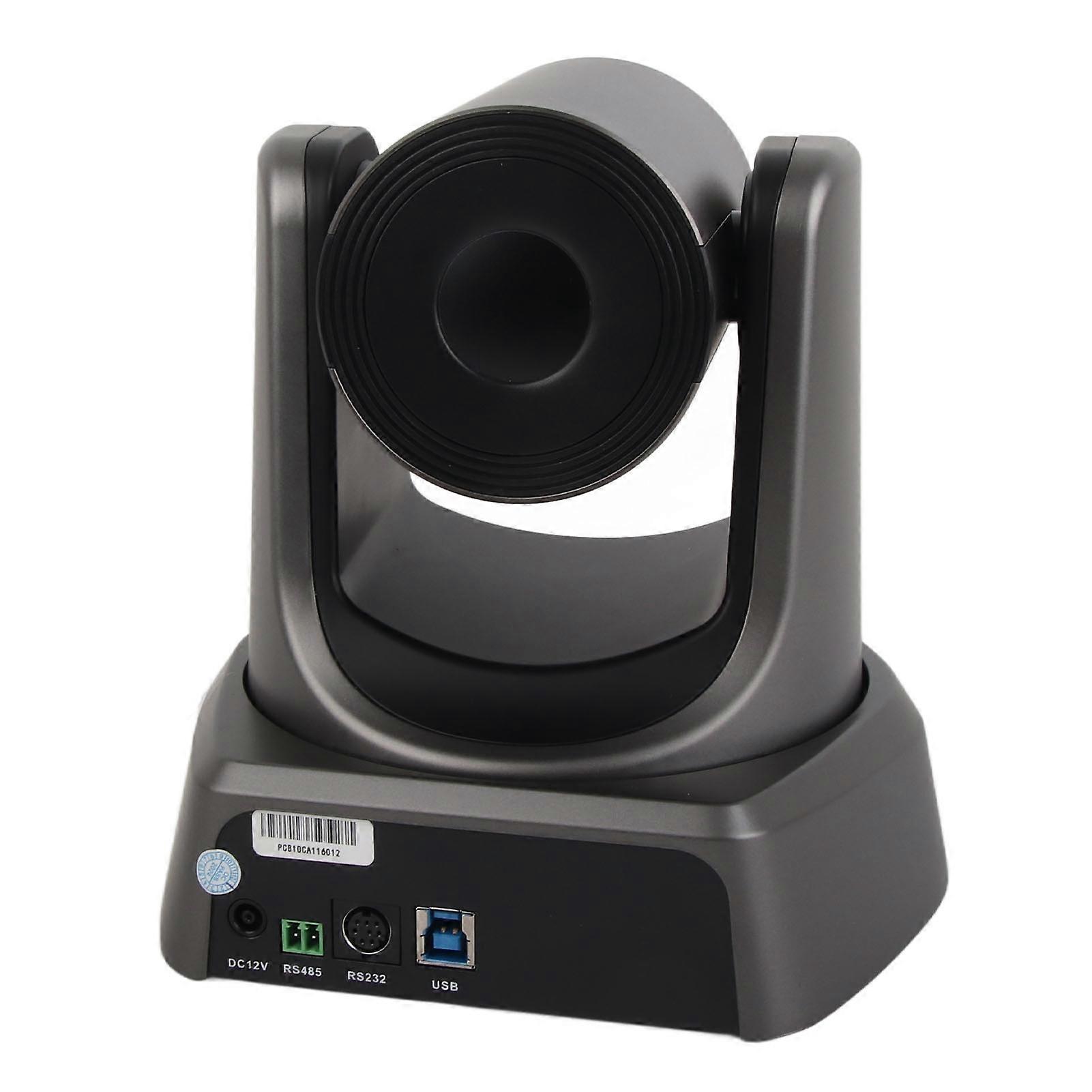 USB PTZ Camera 10X Optical Zoom HD 1080P Video Conference Camera for Business Meeting Broadcast Live Streaming 100‑240V US Plug 
