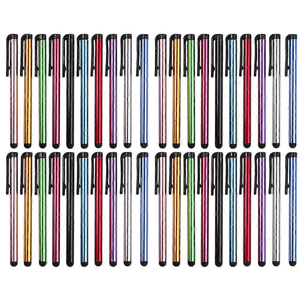 Universal Touch Pens Creative Capacitive Stylus Pens for Daily Use Assorted Color 80Pcs