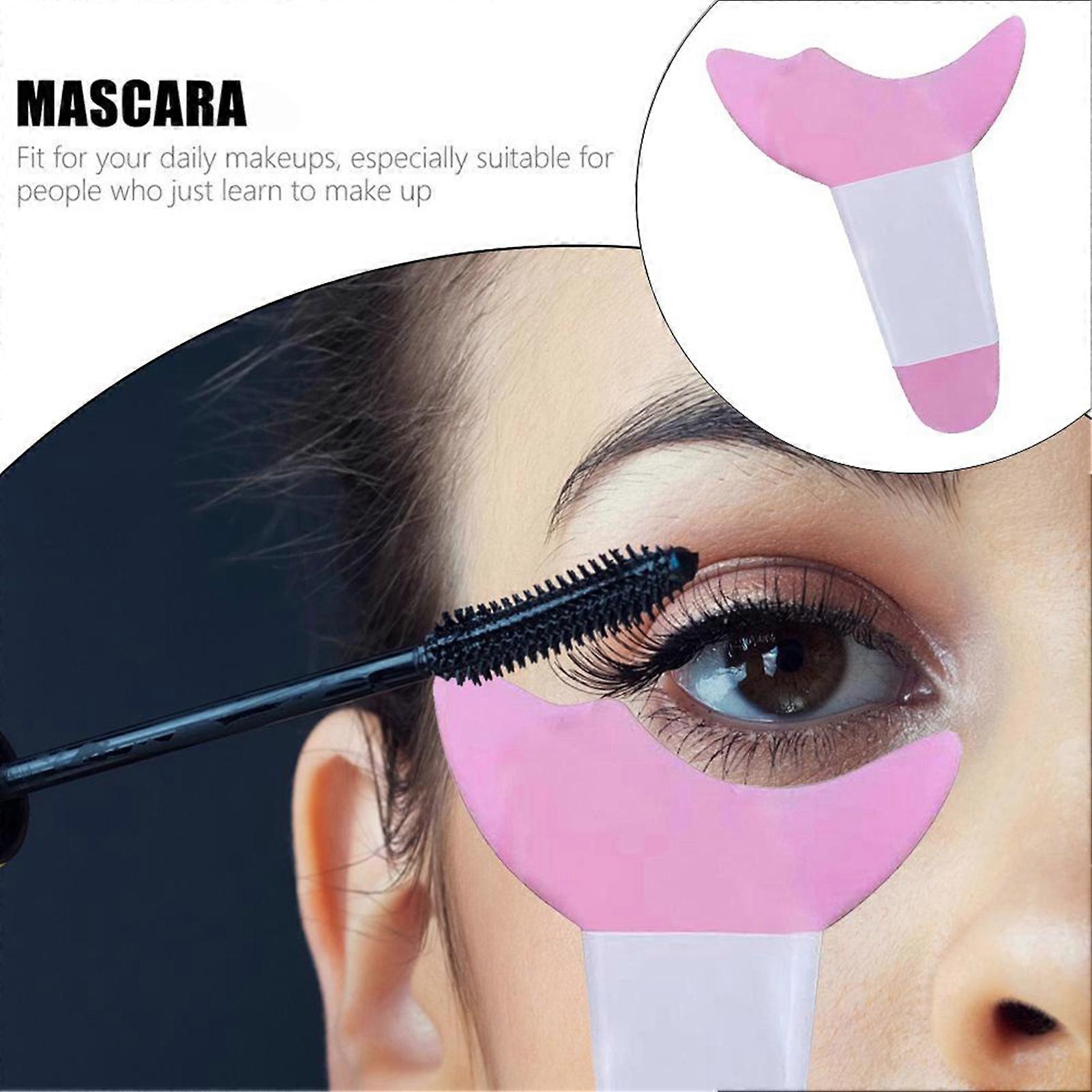 2 Pcs Mascara and Eyeshadow Shield Applicator Guard Pads Auxiliary Guard Tool for Eyelash Makeup