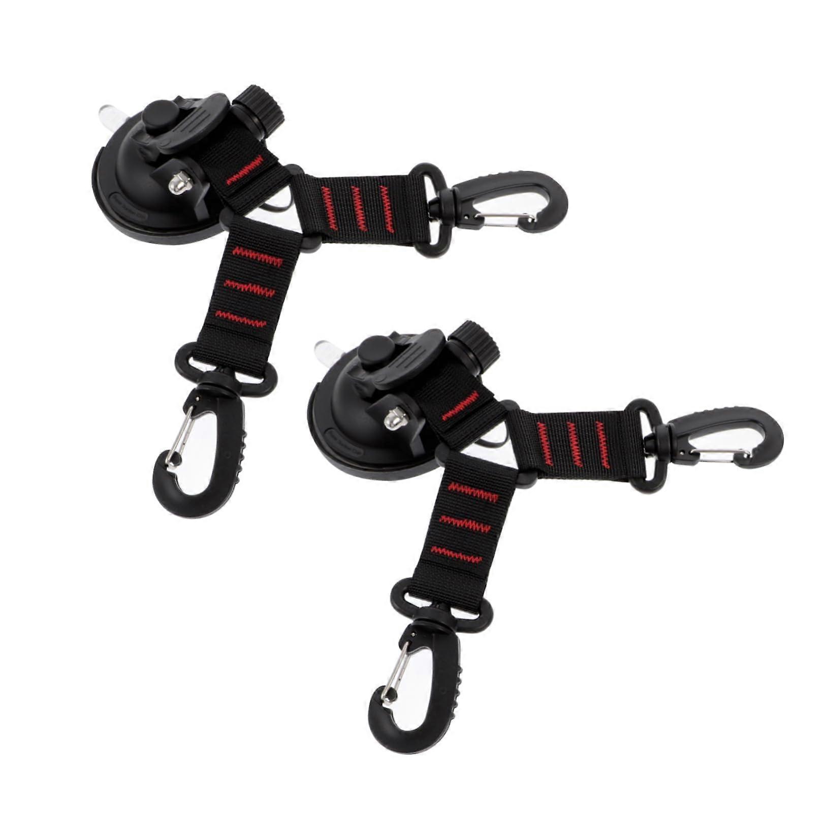 Suction Cup Hooks 2-Pack for Outdoor Camping, Heavy-Duty Suction Hooks for Tents and Caravans, Durable and Weather-Resistant