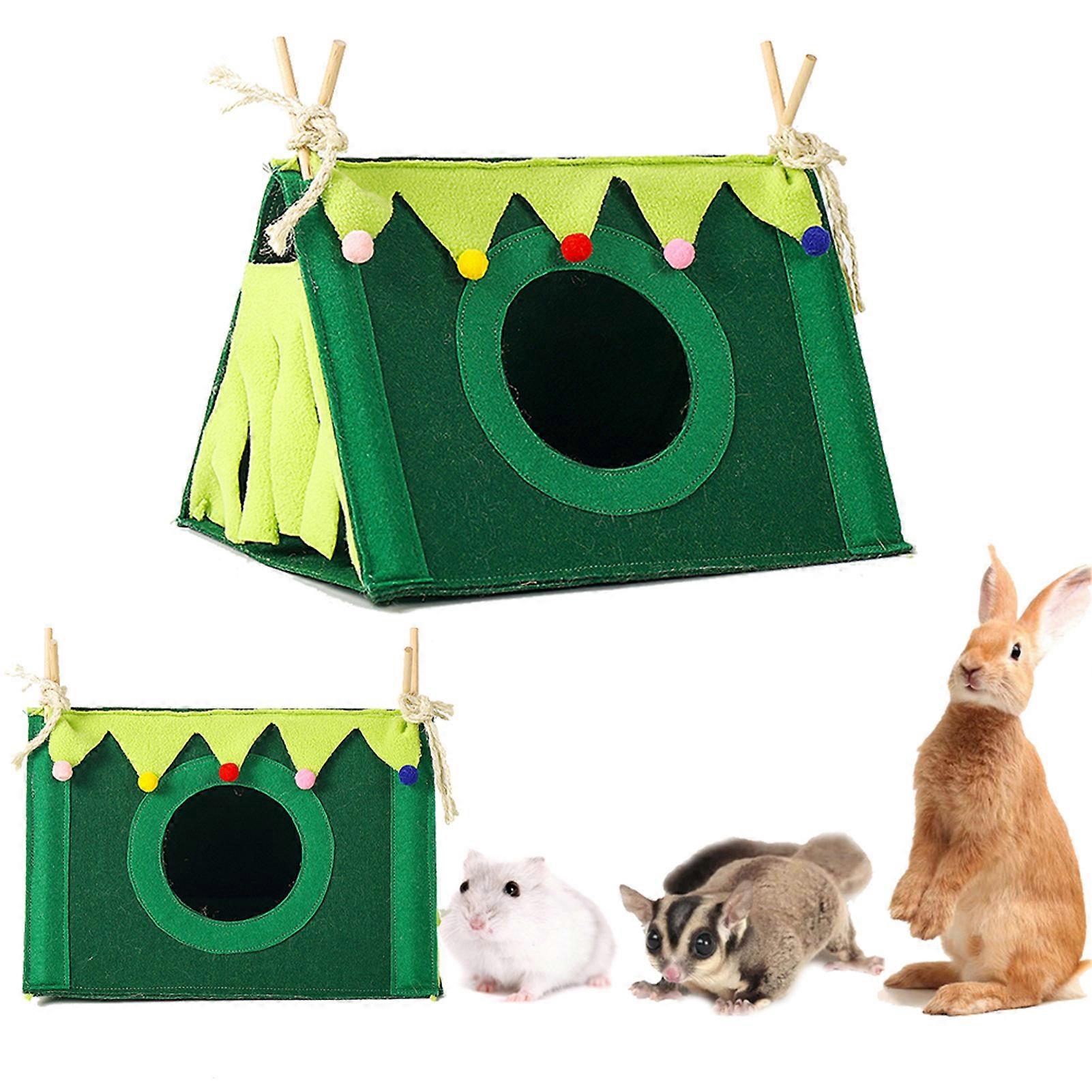 Guinea Pig Bed Cave Durable and Durable Guinea Pig Comfort Bed Home Precision Stitching Cage Cage Tent Small Pet Accessories