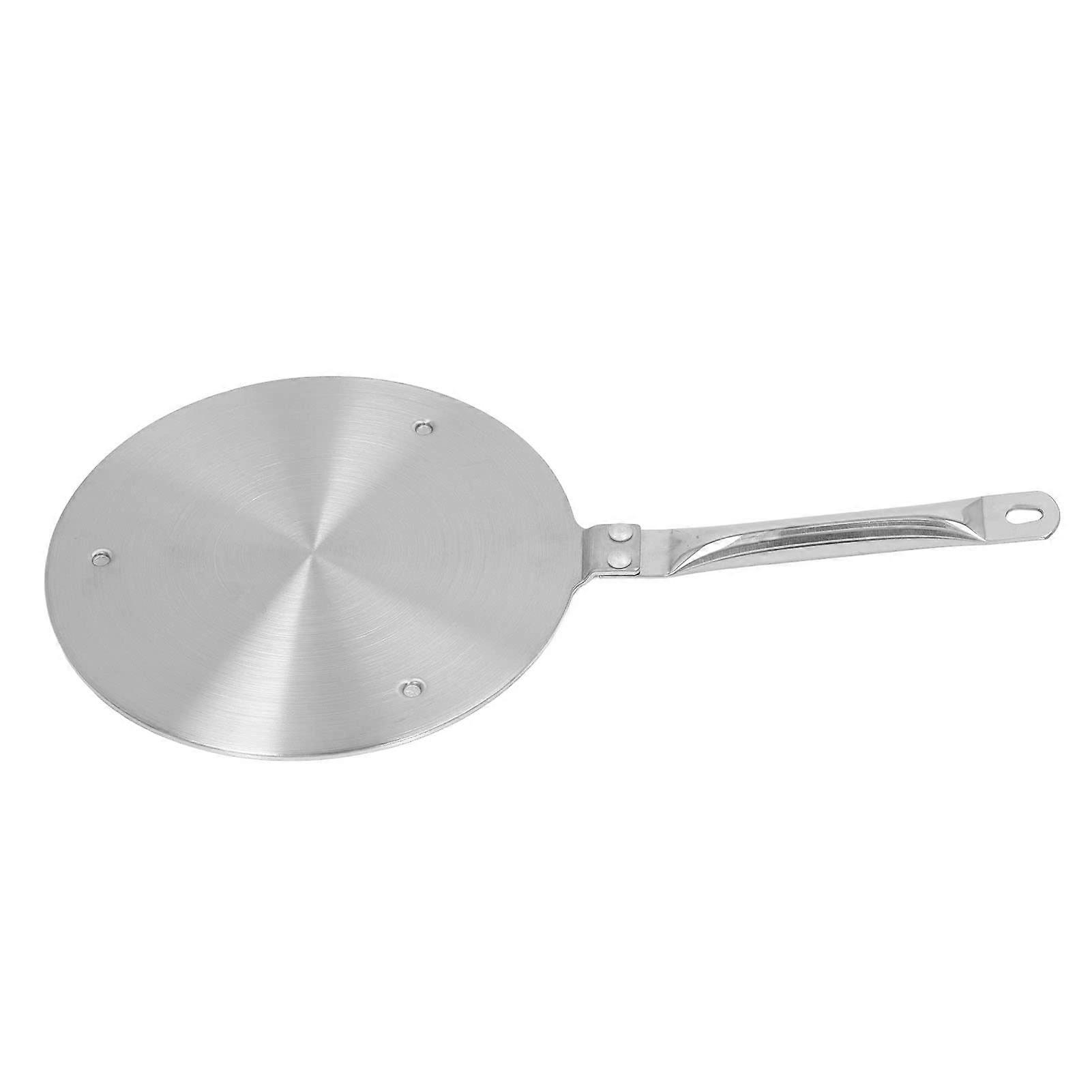 Induction Plate With Heat Distributor, Anti-Scald Handle, Stainless Steel, Model 22#, Compatible With Induction Cookers