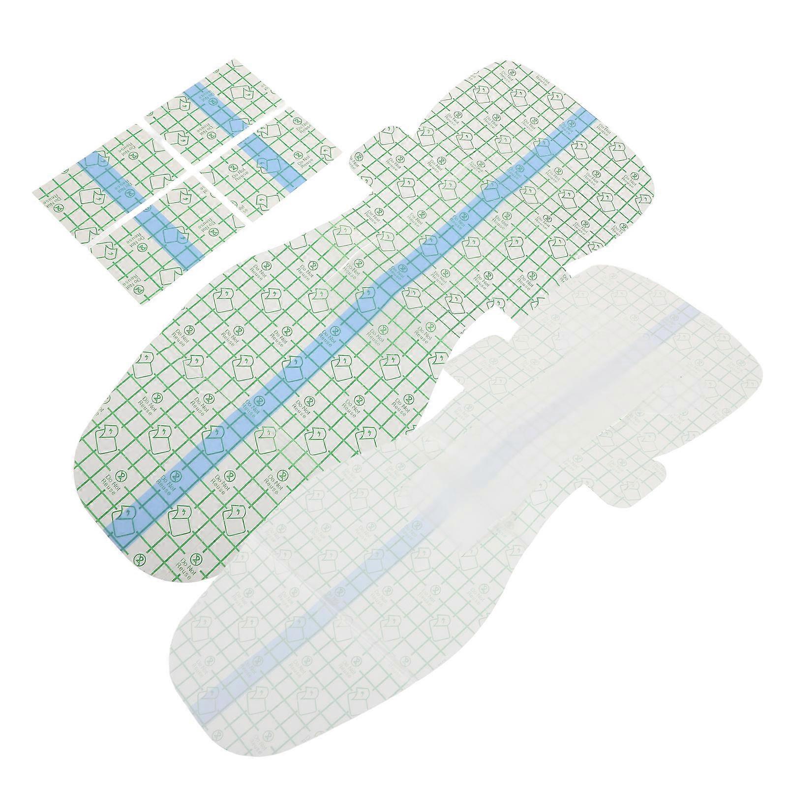 Seamless Water Parks Protective Patch For Female Swimmers Private Parts In Sky-Blue 2Pcs Waterproof