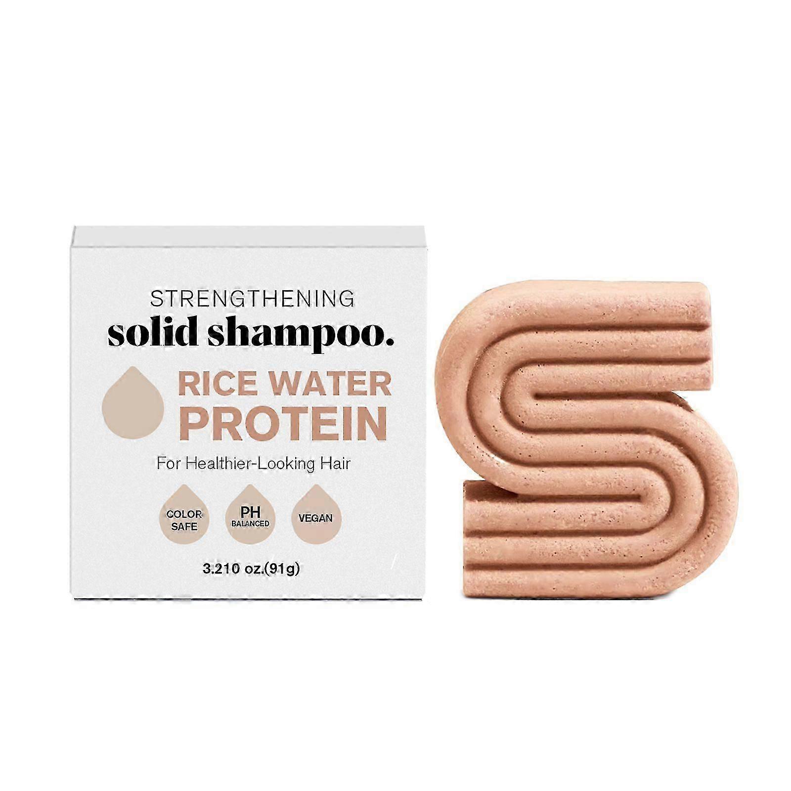 Barre d’après-shampooing protéinée de riz pour cheveux clairsemés - Barre d’après-shampooing Volume pour renforcer les racines des cheveux, épaissir et nourrir et hydrater les cheveux