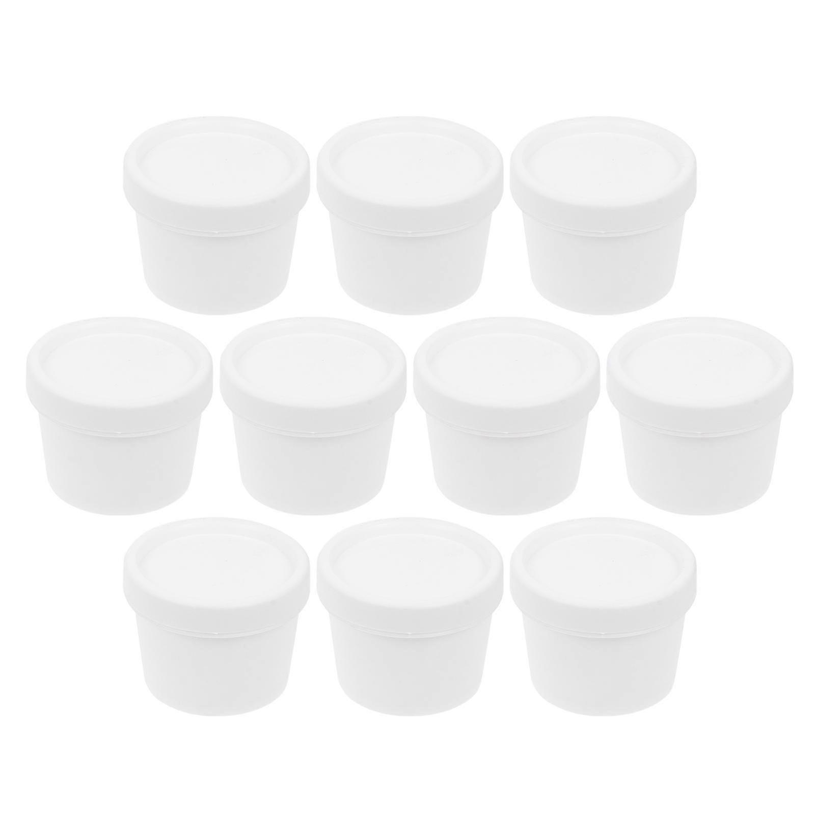 BPA Free Ice Cream Containers Set of 6 Reusable Dessert Bowls Tight Sealing Lids for Household