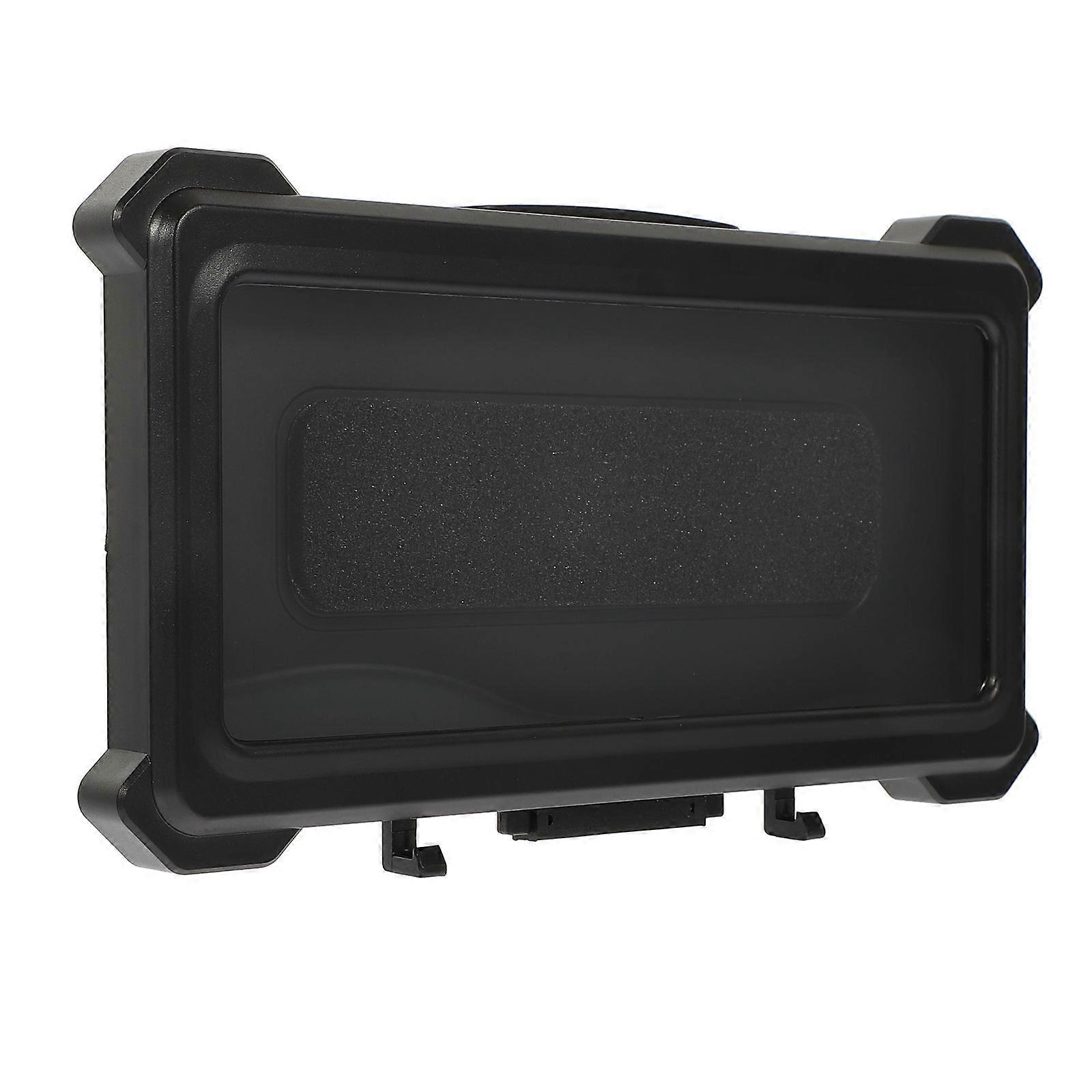 Wall Mountable Storage Box for Home Black Plastic Touch Screen Charging Stand 1 Piece
