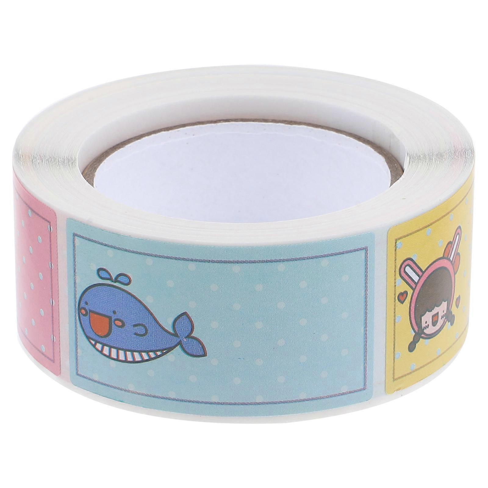 Blank Sorting Sticker Name Tags Self-Adhesive Home Organization 1 Roll