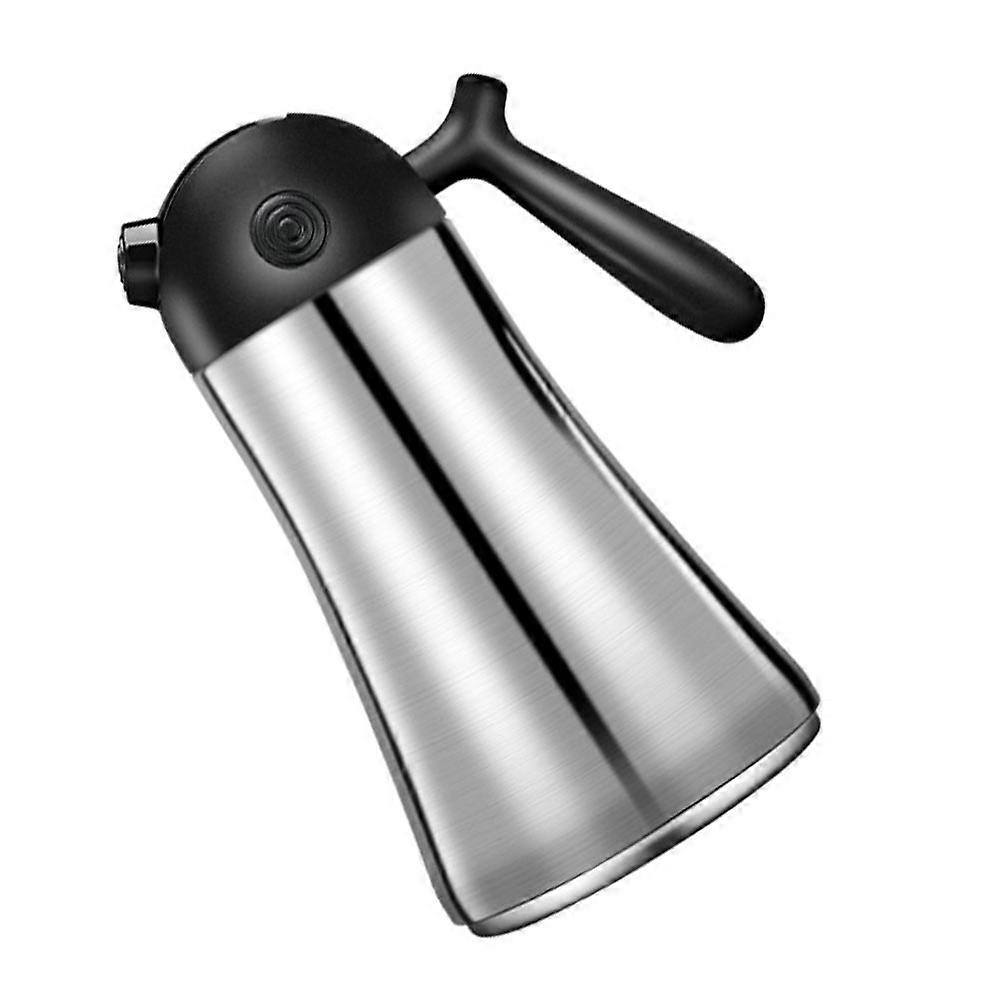 Olive Oil Storage Container 750ml Automatic Opening Ideal For Kitchen Buffet Restaurant Cylindrical Shape 1Pc
