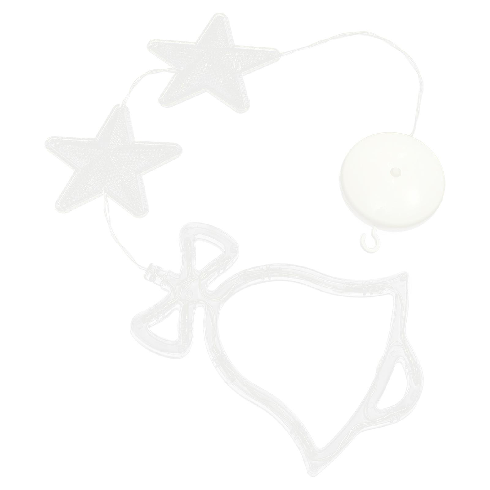 Christmas Window Lights PP Assorted Color High-Brightness LED Xmas Decor