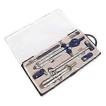 Professional Drawing Compass Set for Precision Art & Drafting - Complete Kit with Pencil, Extension Rod & Carry Case