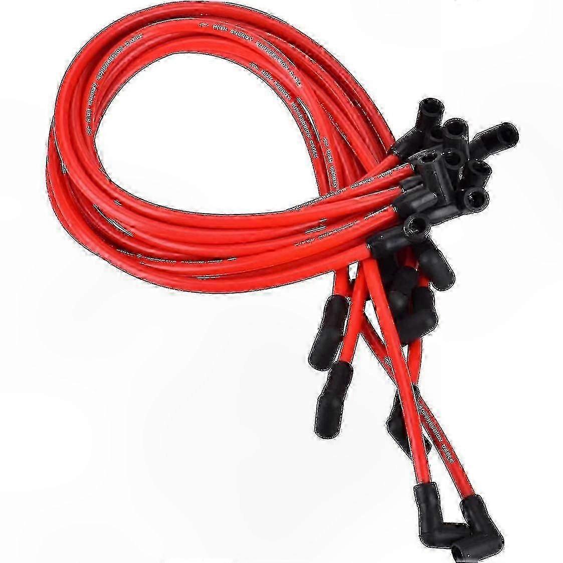 High-Performance 10.5mm Ignition Wire Set for BBC 350 HEI Systems, SP10-390-1010 Spark Plug Cable Replacement