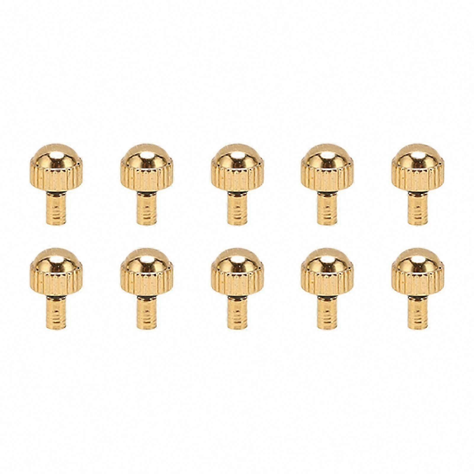 10 adet Altın İzle Taç Alaşım Su Geçirmez İzle Kafası Tamiri Saatçi için Yedek Parça