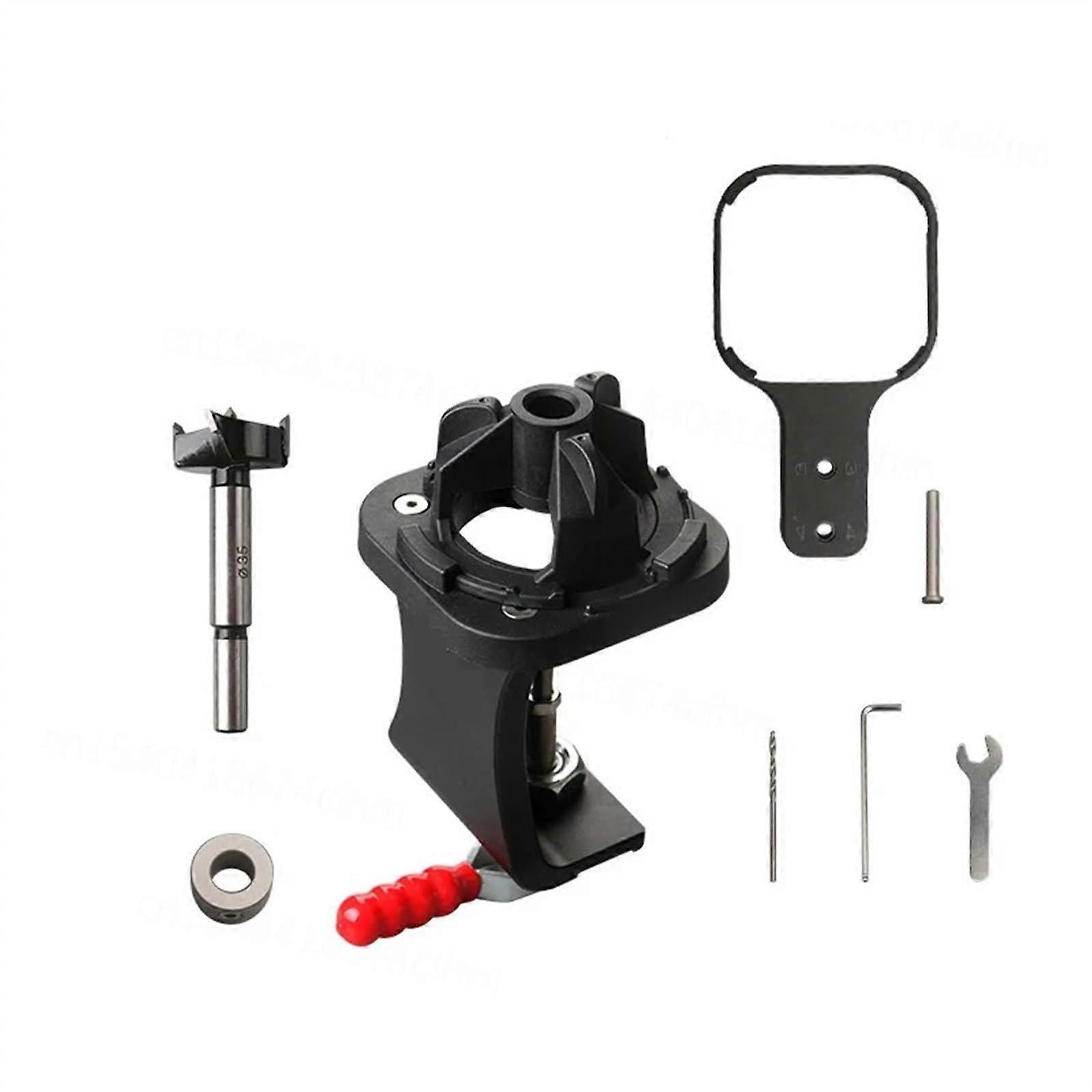 Tools for woodworking 35MM hinge jig precision drill hole guide cabinet hinge locator drilling hole opener tool woodworking tools
