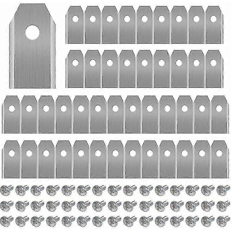 45 x Titanium Knife Blades for All Husqvarn/Automower/Yardforce/Gardena Robotic Lawn Mowers Edition 0813