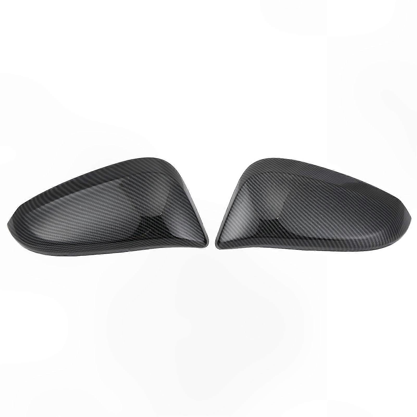 2pcs Carbon Fiber Style Mirror Covers Compatible with Multiple SUV Models