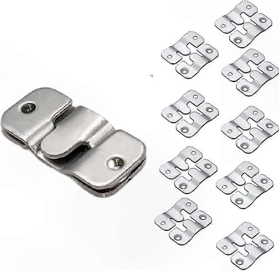 Heavy Duty Interlocking Hooks for Large Photo Displays and Art Galleries, 20 Pairs