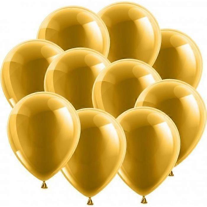 Balloons - GOLD -  30 cm - 100% natural latex - BIODEGRADABLE - Inflatable with helium