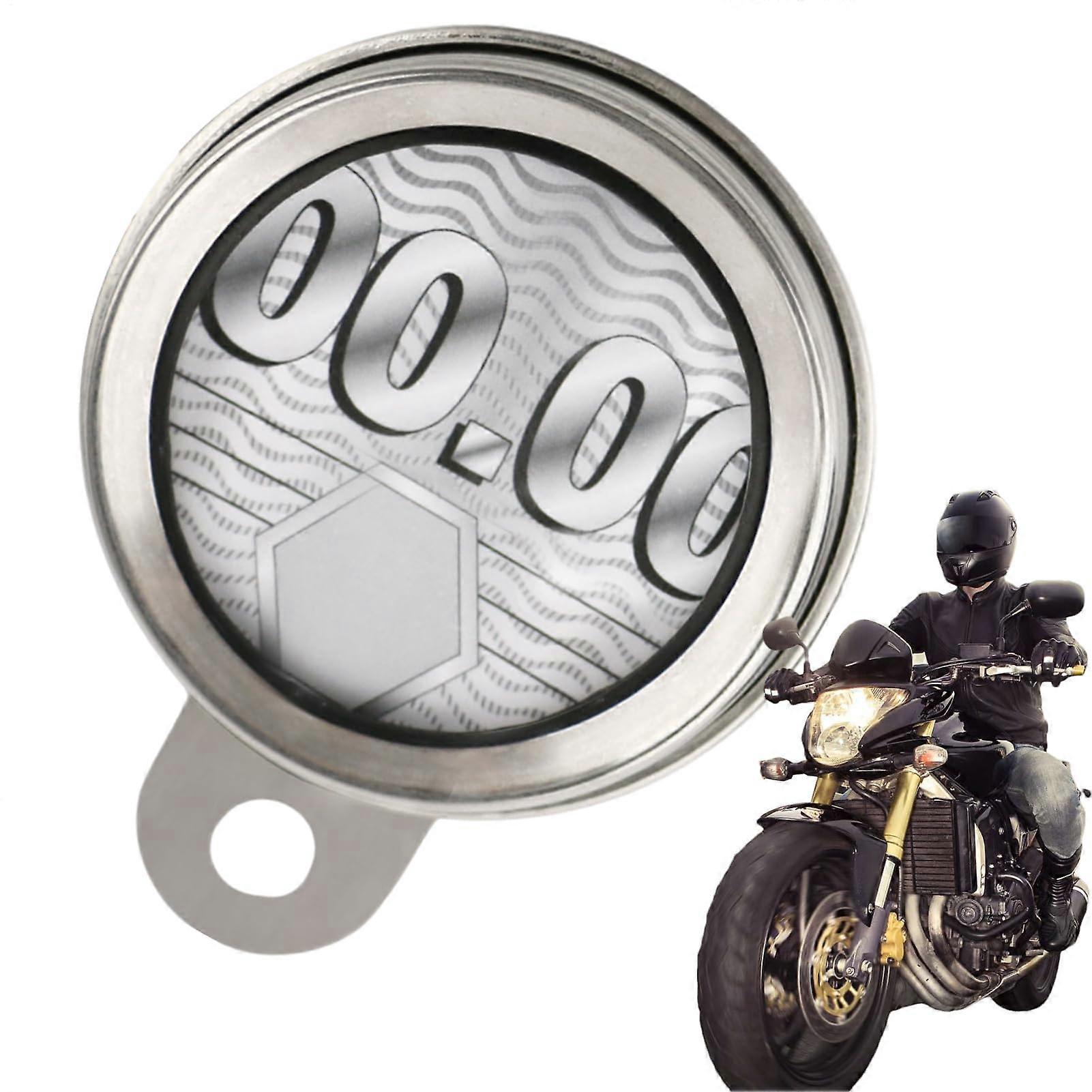 Tax Number Plate for Motorcycle and Scooter, Rustproof Card Label Holder, Multi-Function Silver Plate for Mountain Roads
