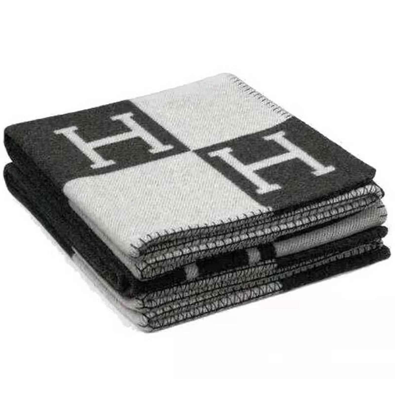 Blanket Soft Fleece Throw: Warm Plush Decorative Sofa Blanket 51X86IN Black