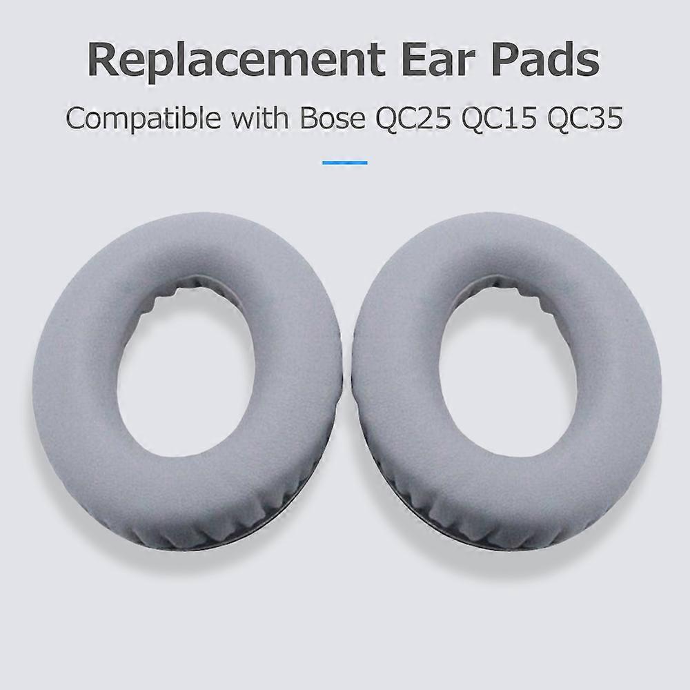 Head-mounted Headset Memory Foam Ear Cushions Replacement Soft Breathable Ear Pads Compatible with Bose QC25 QC15 QC35 Blue