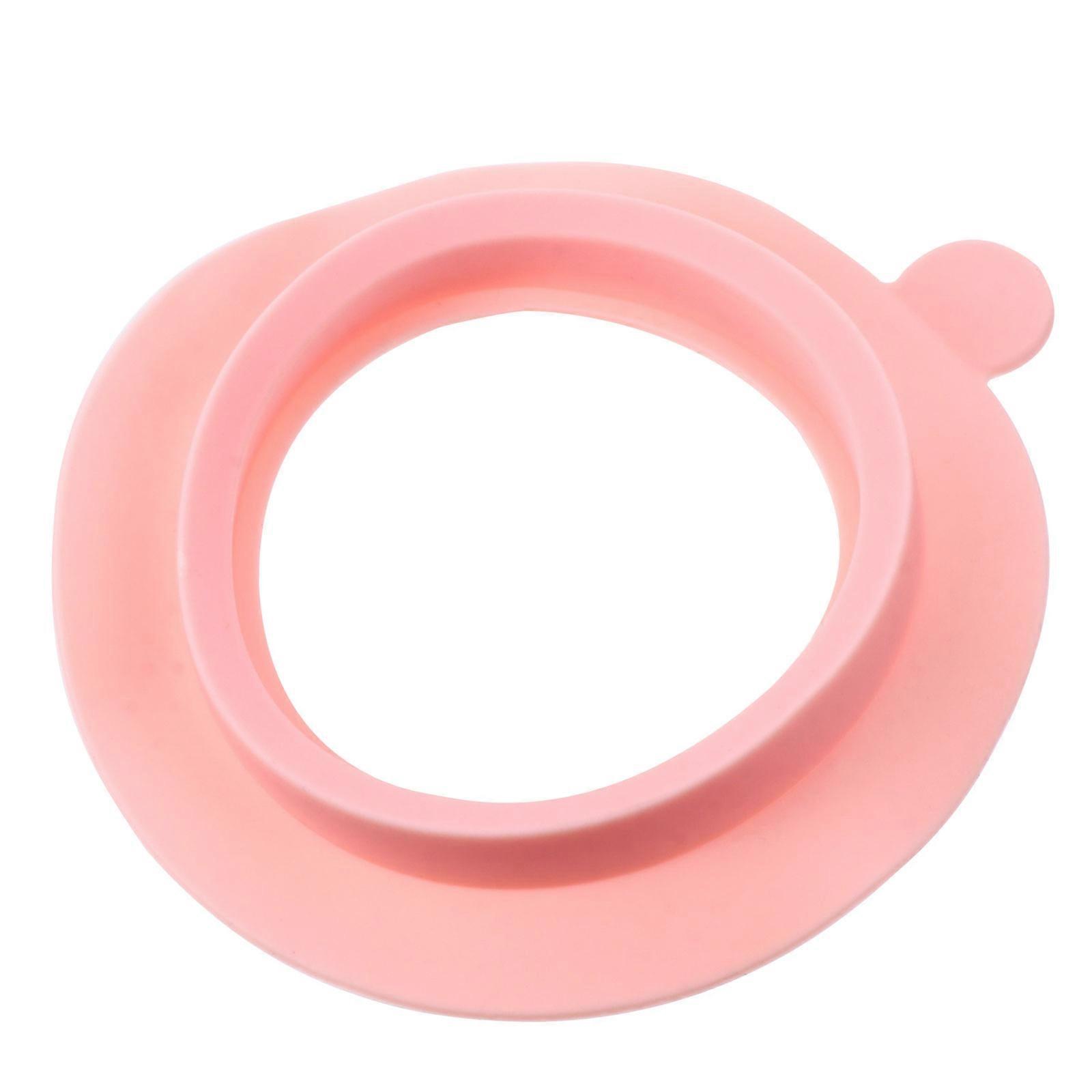 Baby Tableware Mat Silicone Suction Pad for Parents Square Pink Material with Suction Function 1Pcs