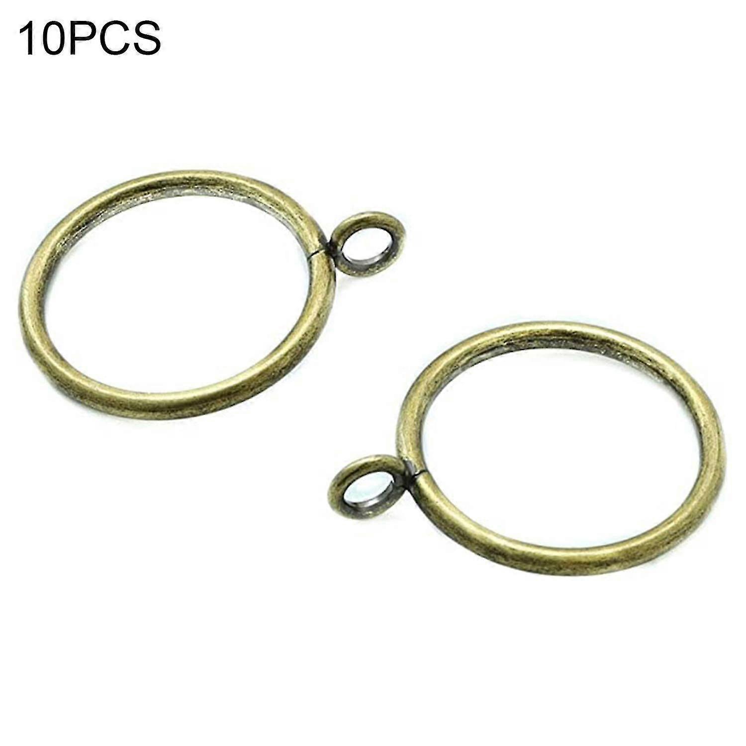 10Pcs Home Practical Mini Window Shower Curtain Hooks Rings Clips with Eyelets