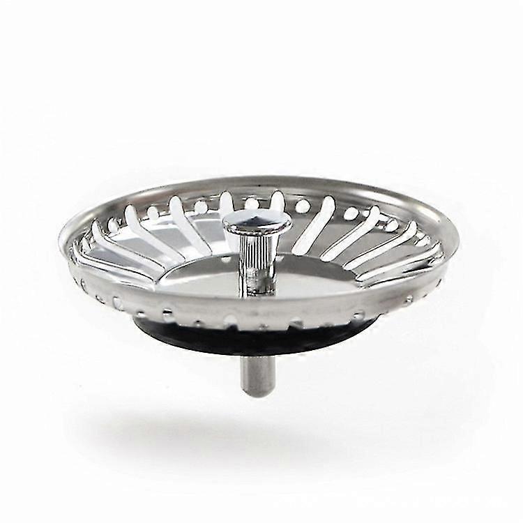 2pcs Sink Strainer/Sink Plug Sink Stopper Hole Kitchen/Bathroom Strainer Diameter 84mm with Ball End Stainless Steel