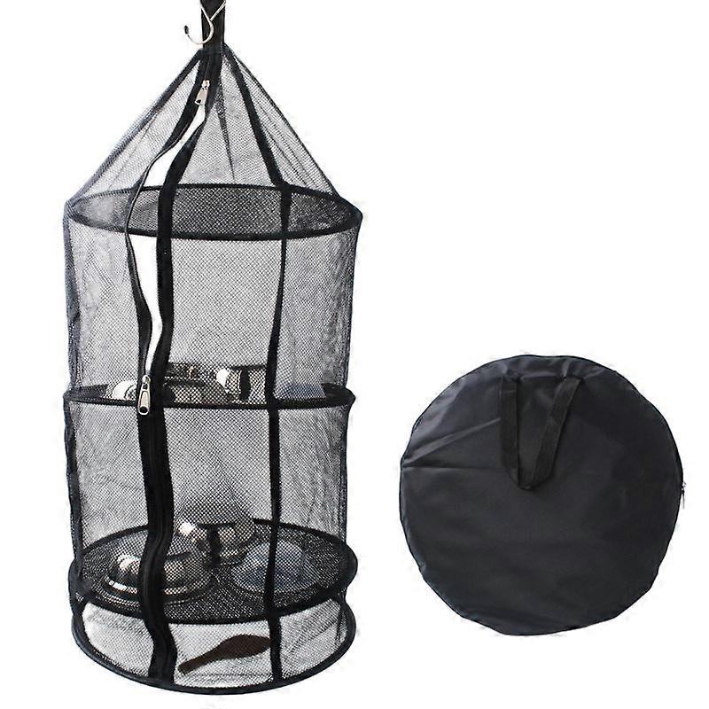 Collapsible drying net, four-layer design, multi-purpose for outdoor use and space-saving