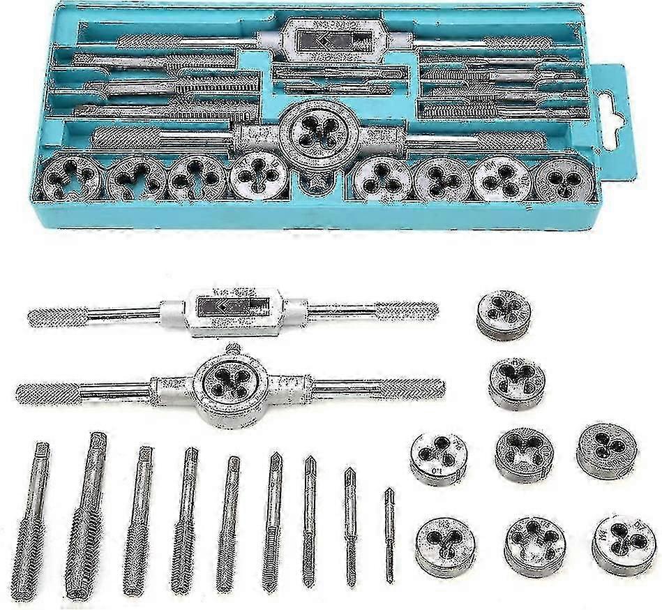 20 Pcs Tapping Tool, Set Of Steel Taps And Dies, Thread Screw Extra...