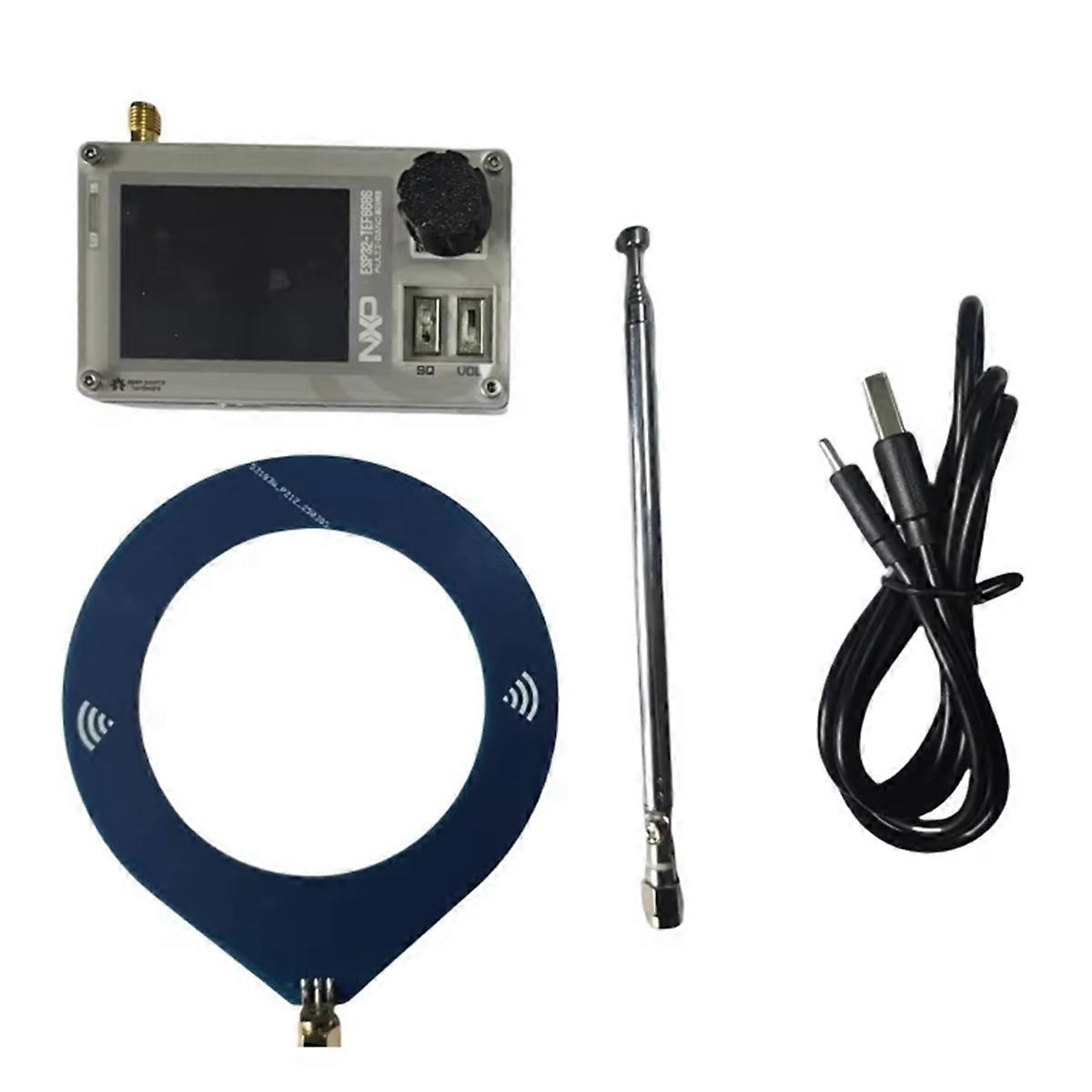 Upgrade New Mini TEF6686 Radio ESP32 Full Band Radio FM/LW/MW/SW Radio Receiver 2.0 Inch IPS Screen