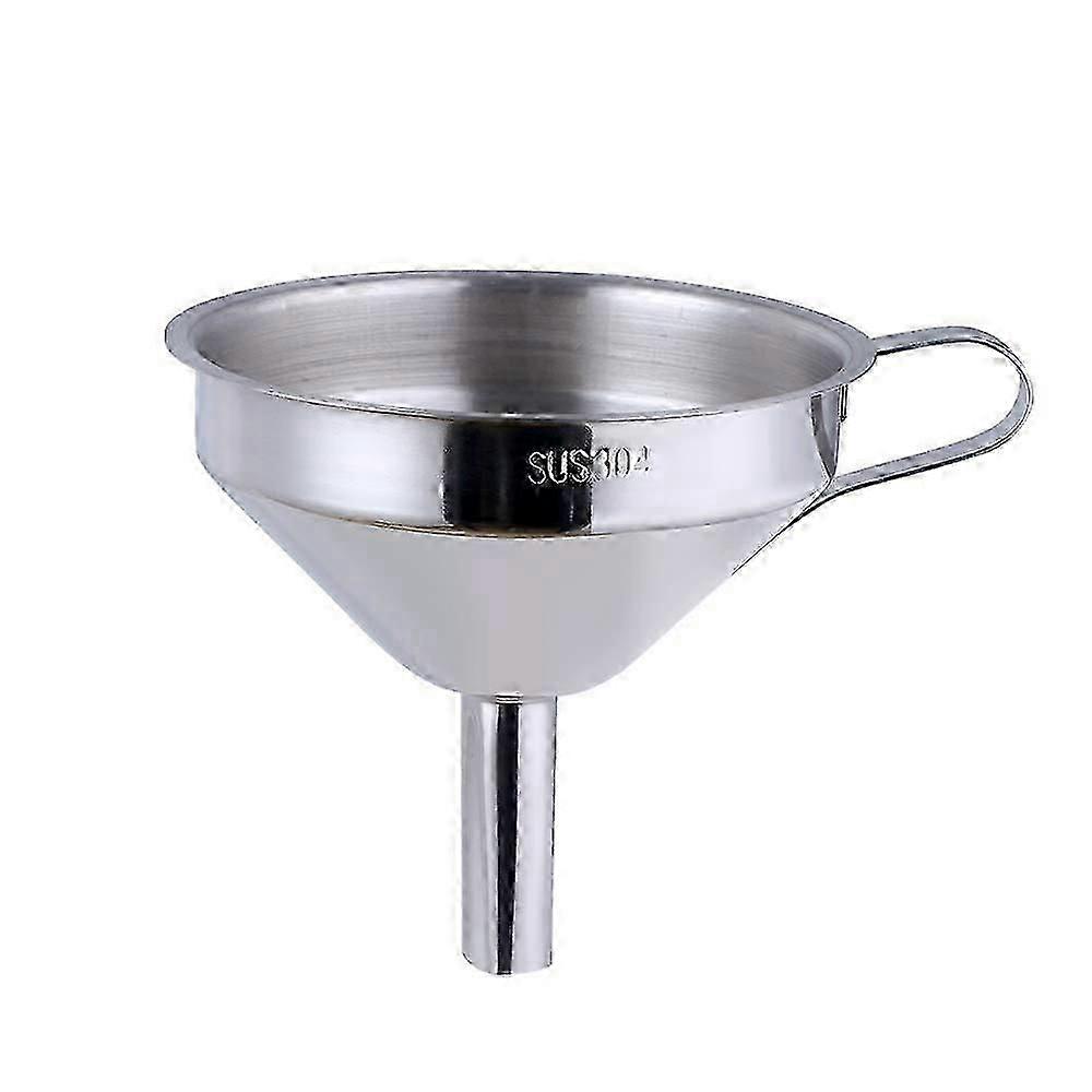Stainless Steel Funnel With Removable Strainer