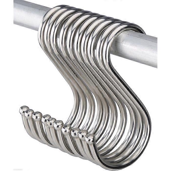 Stainless Steel S Hooks - Unspecified - 10 Pcs - Anti-rust - For Kitchen - Durable