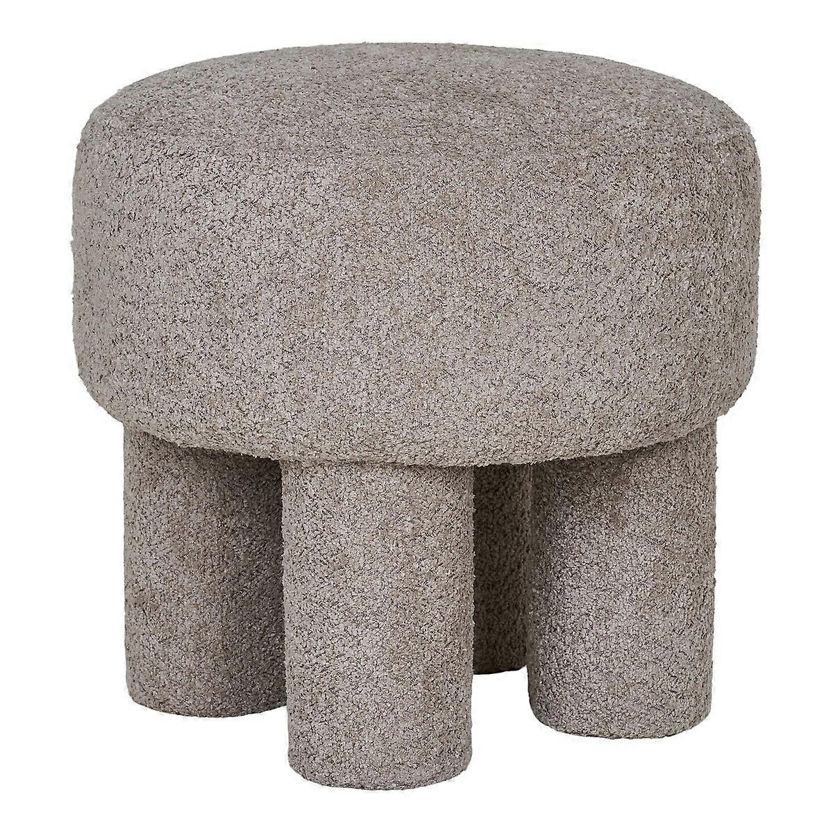 Perth Poef, Grijs, Polyester, 43x43x43 cm