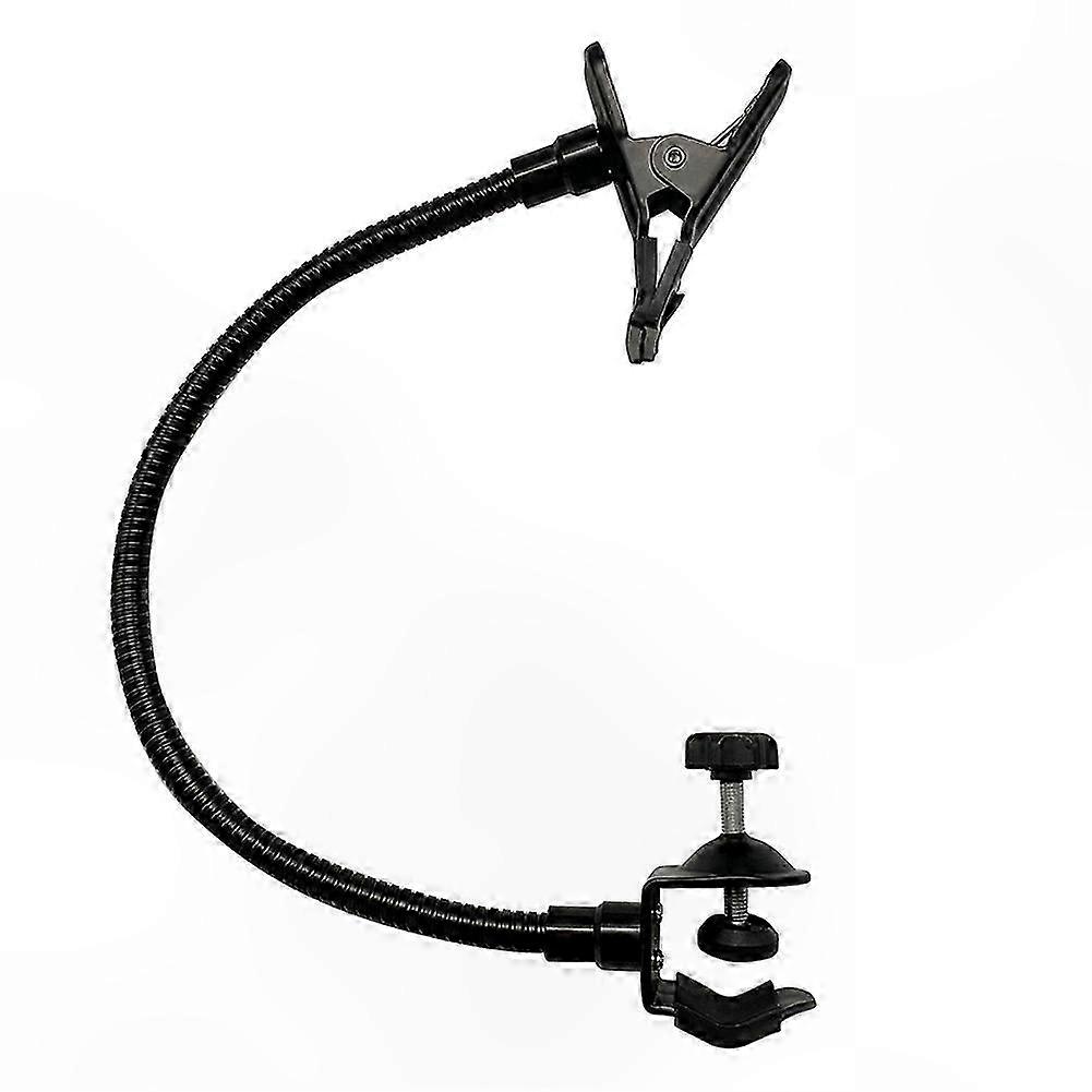 Camera Background Holder with C-Clamp and Flex Arm for Photo Studio Lighting Accessories