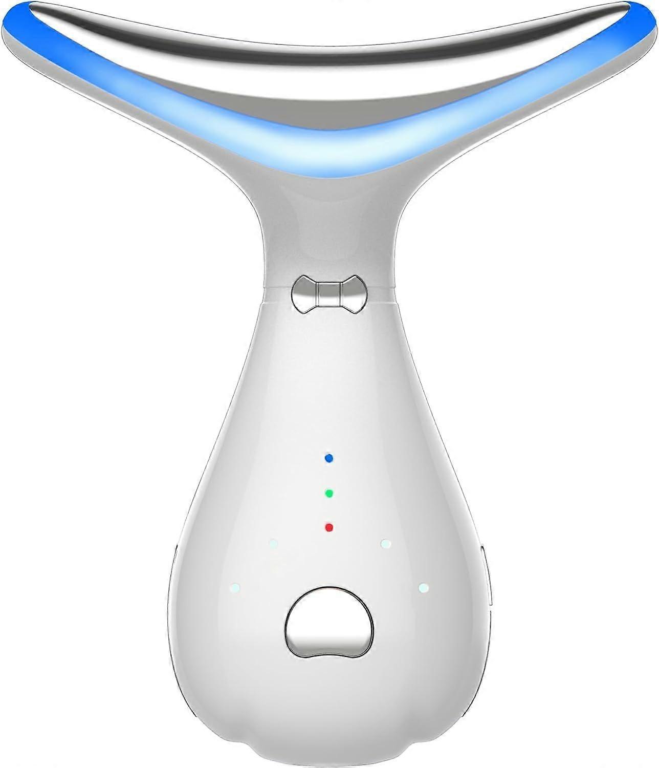 Comprehensive Facial Device, Red Light Therapy, Double Chin Removal, Skin Tightening, Nutrient Introduction(white)