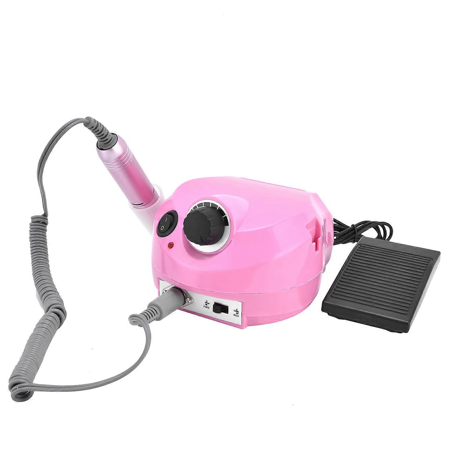 Nail Drill Machine 202 Pink ABS Electric Grinder 220V EU Plug