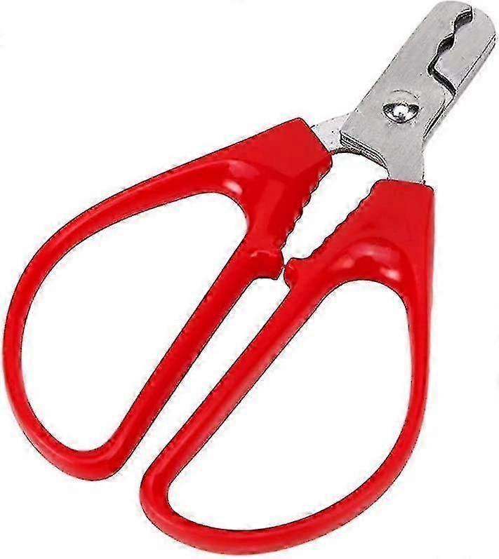 Acero Pelado Semilla alicates pistacho alicates Cracker Sheller Abridor Sheller Stainless Nut Kitchen, Dining (1pc, Rojo)